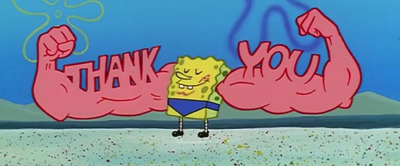 spongebob thanks you Blank Template Imgflip