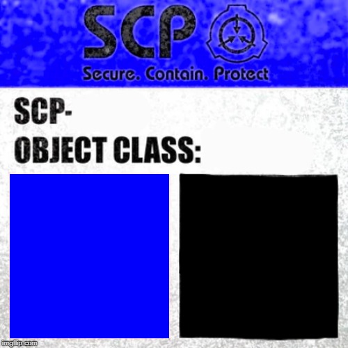 SCP Apollyon Label Template (Foundation Tale's) Blank Meme Template