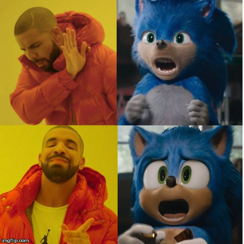 Sonic Movie: Nah & Yah | image tagged in sonic the hedgehog,sonic movie,memes | made w/ Imgflip meme maker