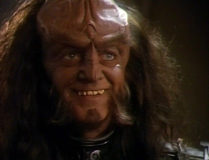 klingons really do smile Blank Meme Template