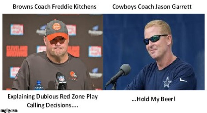 Dallas Redzone Fiasco | image tagged in cowboys,browns,nfl,football,dallas,cleveland | made w/ Imgflip meme maker