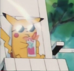 High Quality Pikachu Drinking Blank Meme Template