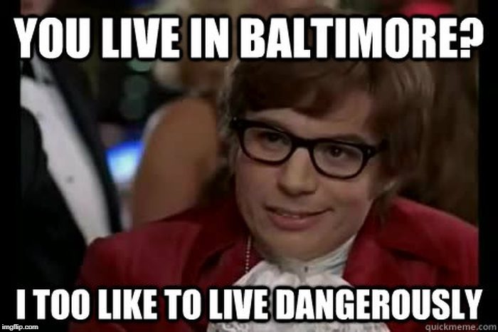 No Charm City | image tagged in repost | made w/ Imgflip meme maker