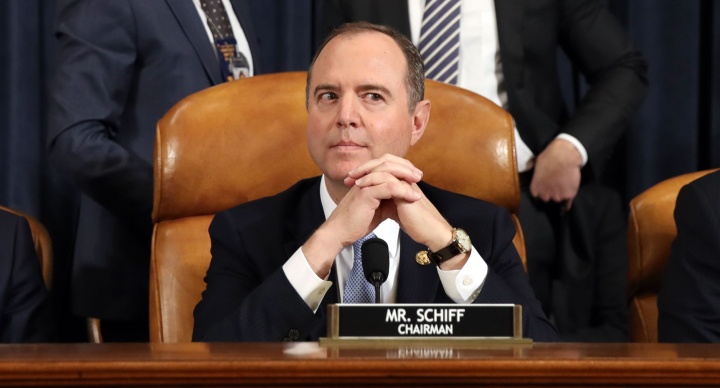Schiff hearing Blank Meme Template
