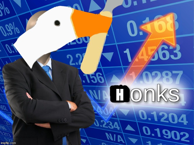Honks | H | image tagged in goose,funny,funny memes,memes,stonks | made w/ Imgflip meme maker