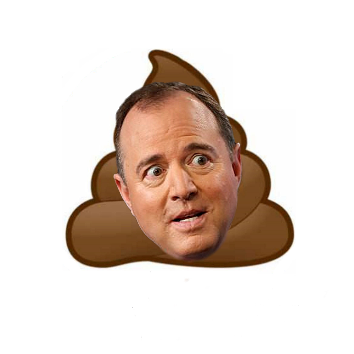 Adam Schiff Poo Blank Meme Template