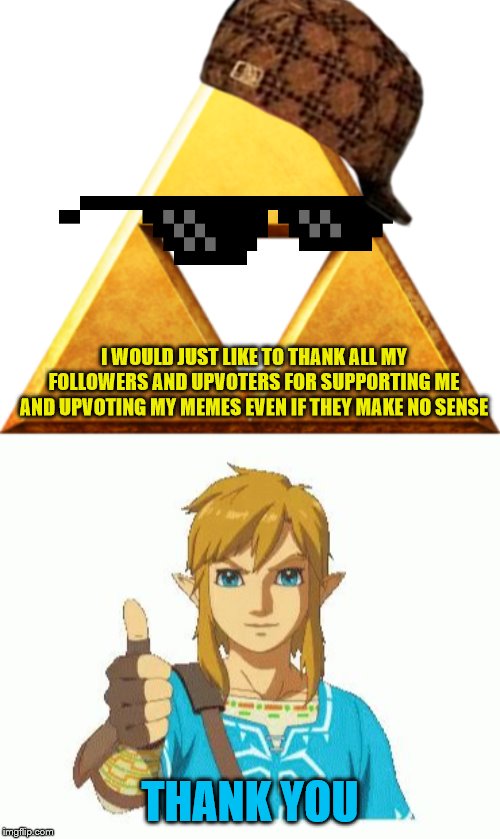 Image tagged in link thumbs up,triforce of things - Imgflip