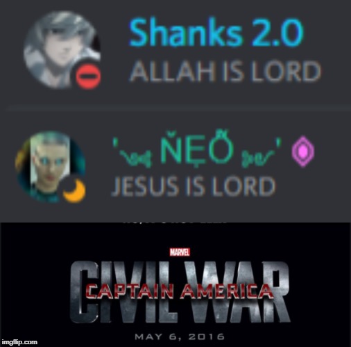 LOLO | image tagged in funny,discord,religion | made w/ Imgflip meme maker