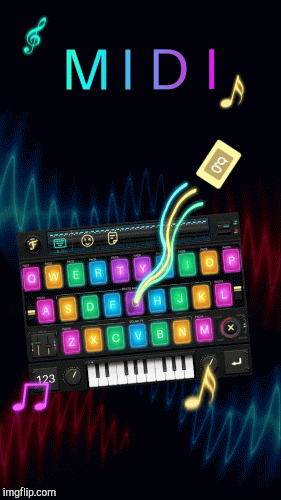 MIDI music | image tagged in gifs,music | made w/ Imgflip images-to-gif maker