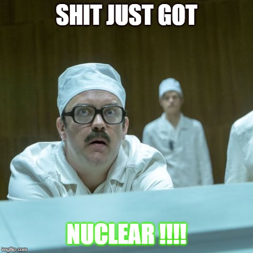 SHIT JUST GOT; NUCLEAR !!!! | image tagged in ukraine,joe biden | made w/ Imgflip meme maker