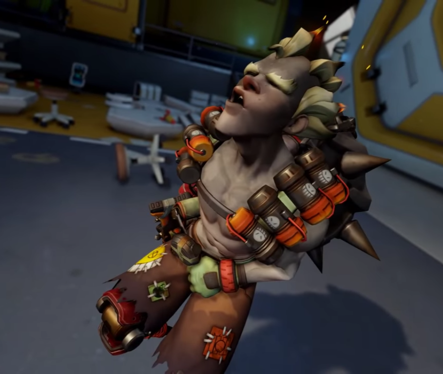 High Quality Junkrat hurts himself Blank Meme Template