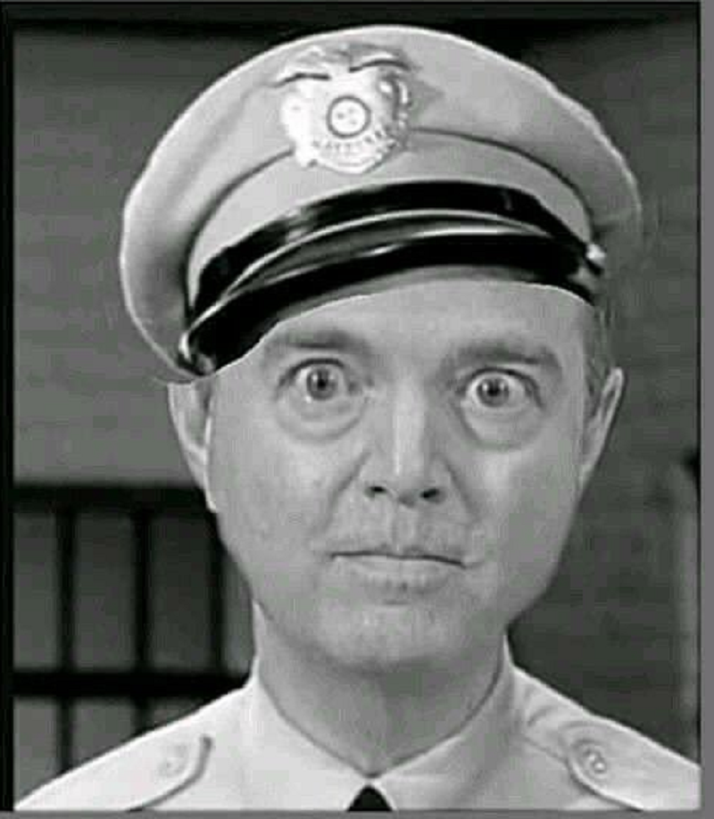 Adam Schiff as Barney Fife Blank Meme Template