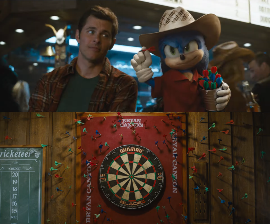 sonic dartboard Blank Meme Template