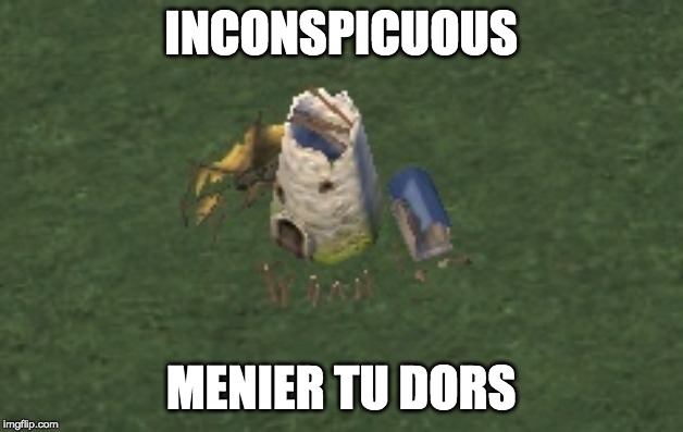 INCONSPICUOUS; MENIER TU DORS | made w/ Imgflip meme maker