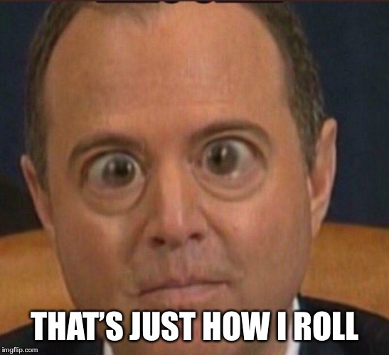 Schiff | THAT’S JUST HOW I ROLL | image tagged in schiff | made w/ Imgflip meme maker