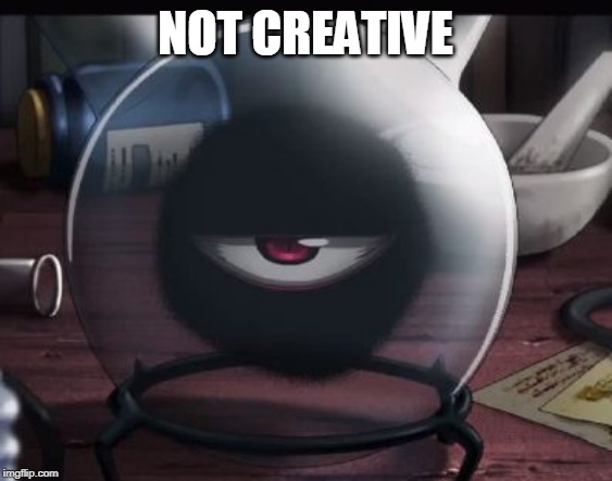 Rly? | NOT CREATIVE | image tagged in rly | made w/ Imgflip meme maker