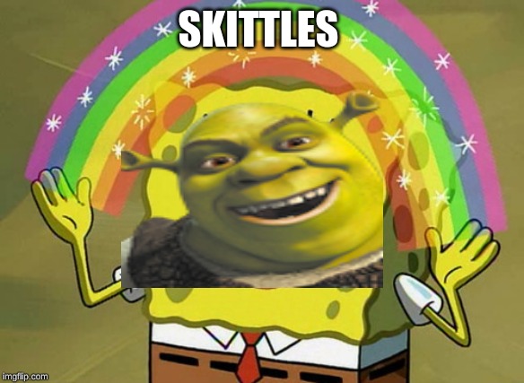 Imagination Spongebob Meme | SKITTLES | image tagged in memes,imagination spongebob | made w/ Imgflip meme maker