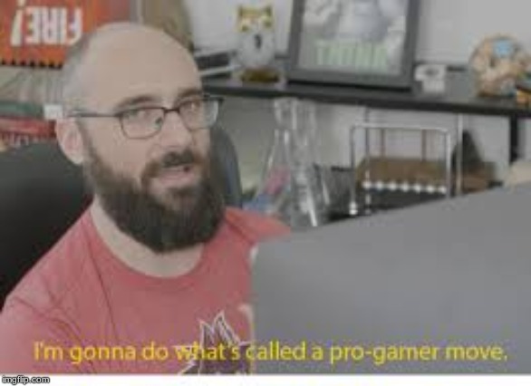 Pro gamer move | image tagged in pro gamer move | made w/ Imgflip meme maker