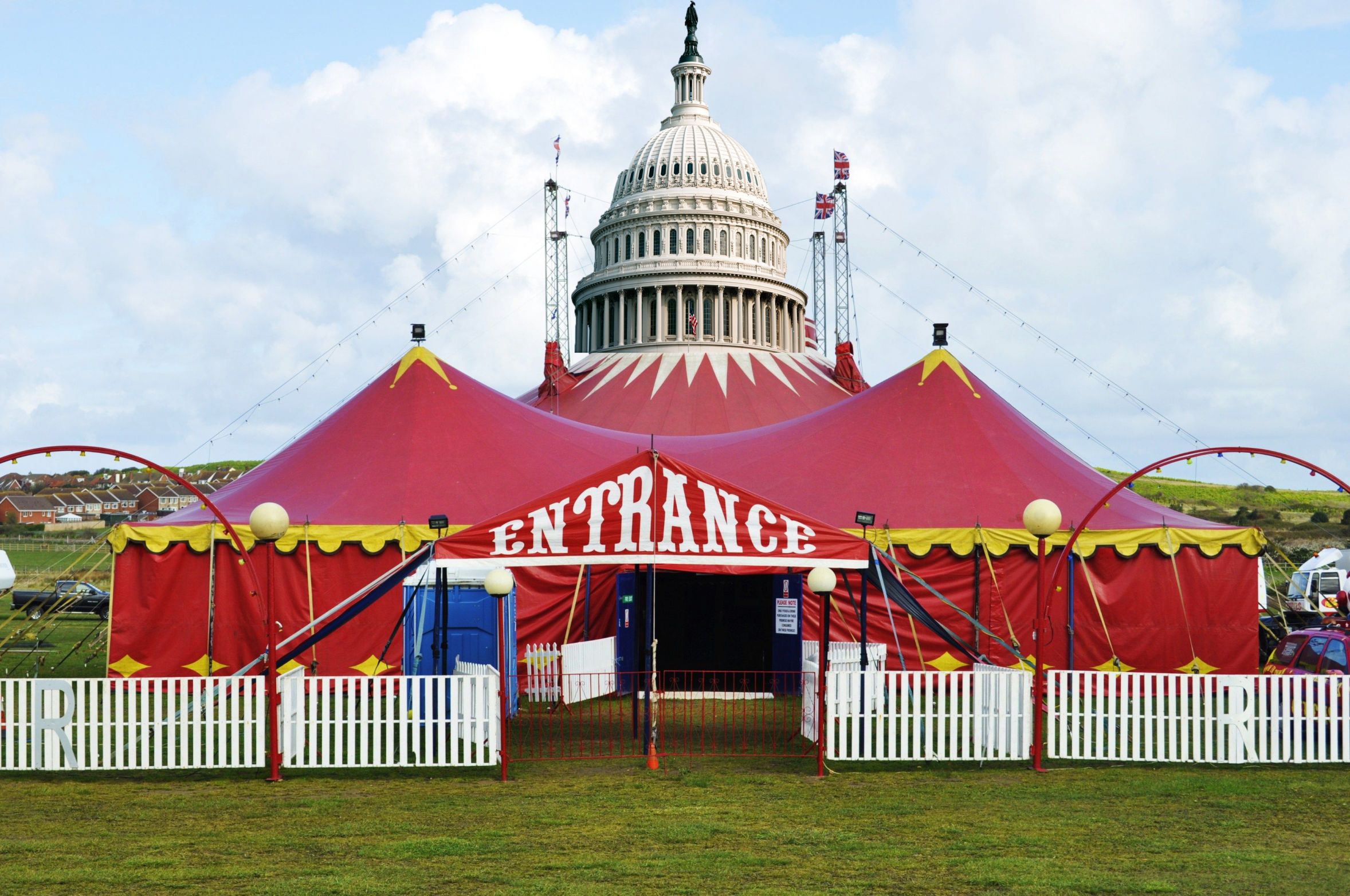 U.S. Capitol Big Top Circus Blank Meme Template