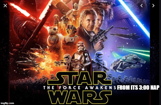 the force awakens from its nap