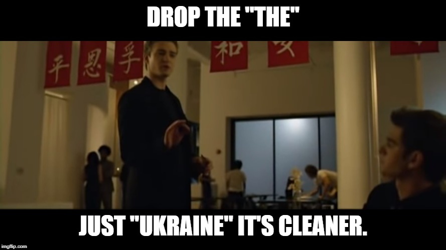 DROP THE "THE"; JUST "UKRAINE" IT'S CLEANER. | image tagged in justin timberlake,ukraine,facebook | made w/ Imgflip meme maker