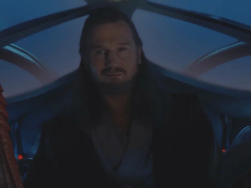 High Quality Qui Gon Always a Bigger Fish Blank Meme Template