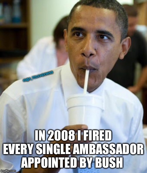 Thanks, Obama! | image tagged in obama,libtards | made w/ Imgflip meme maker