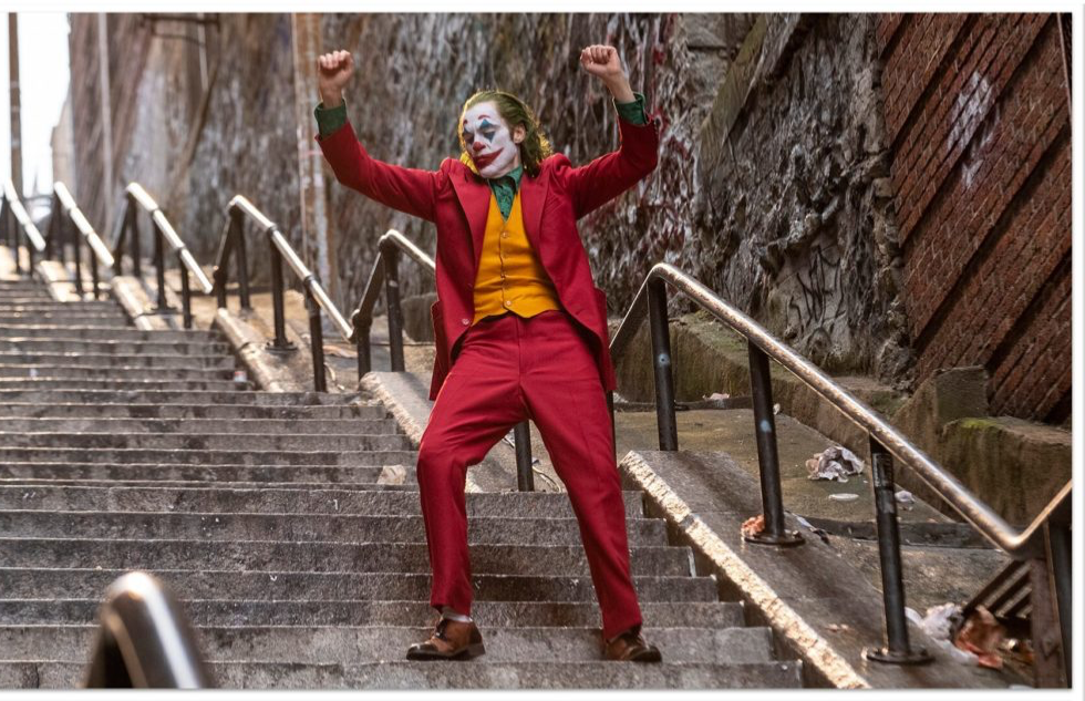 High Quality Joker Dance Steps Blank Meme Template