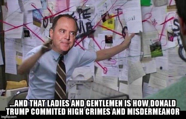 CRAZY AS SCHIFF | image tagged in adam schiff,impeachment | made w/ Imgflip meme maker