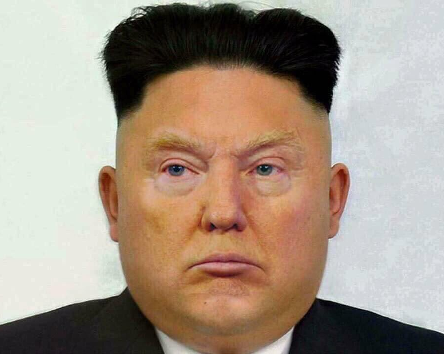 High Quality Donald Trump Clown Kim Blank Meme Template