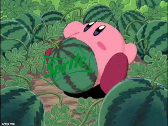 Kirby Melon | image tagged in kirby melon | made w/ Imgflip meme maker
