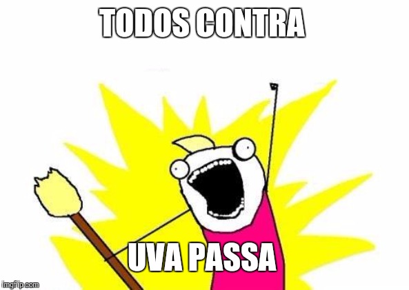 X All The Y Meme | TODOS CONTRA; UVA PASSA | image tagged in memes,x all the y | made w/ Imgflip meme maker