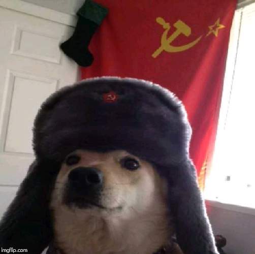 Soviet Doge | image tagged in soviet doge | made w/ Imgflip meme maker