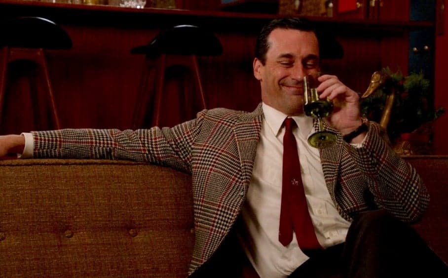 High Quality Don Draper laughing Blank Meme Template