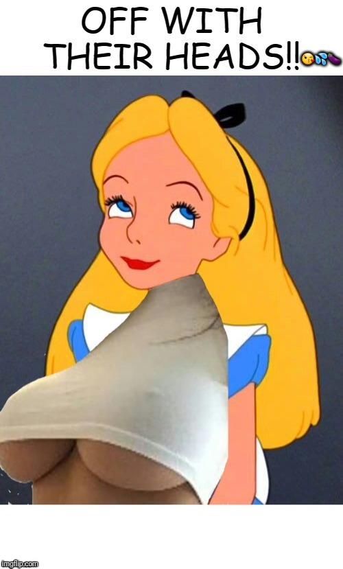 alice boobs in wonderland Blank Meme Template