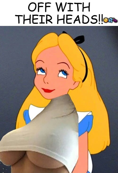 alice boobs in wonderland Blank Meme Template