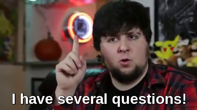 High Quality I have several questions(HD) Blank Meme Template