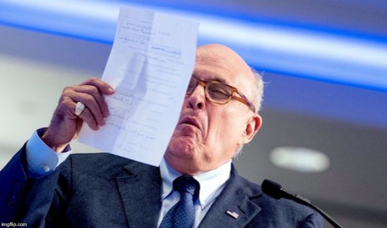 Giuliani small print | image tagged in giuliani small print | made w/ Imgflip meme maker