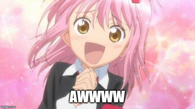 aww anime girl | AWWWW | image tagged in aww anime girl | made w/ Imgflip meme maker