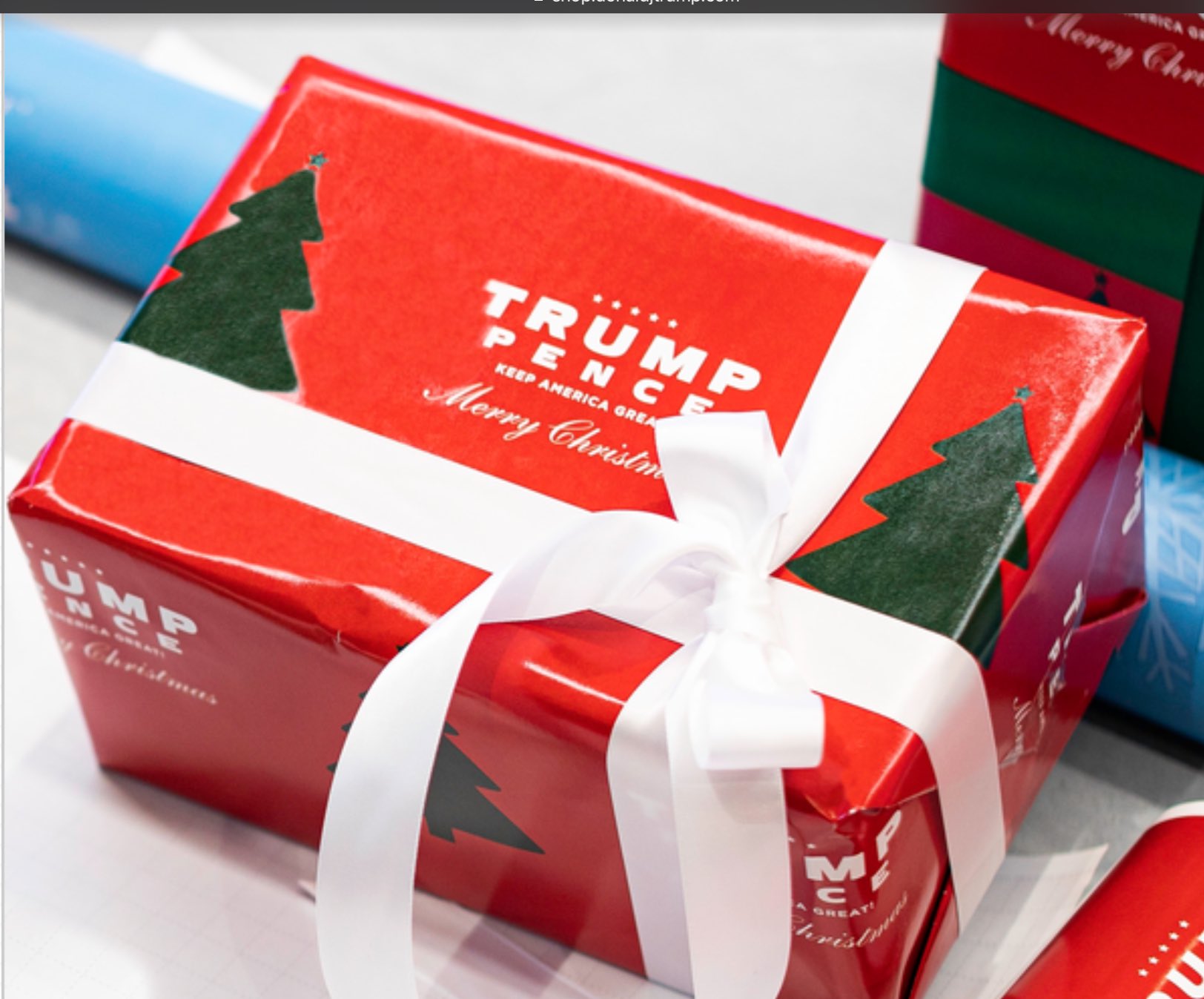 Trump wrapping paper Blank Meme Template