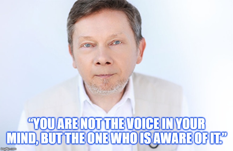 “YOU ARE NOT THE VOICE IN YOUR MIND, BUT THE ONE WHO IS AWARE OF IT.” | image tagged in inspirational quote | made w/ Imgflip meme maker