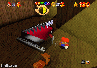 Mad Piano 64 | image tagged in gifs,music | made w/ Imgflip images-to-gif maker