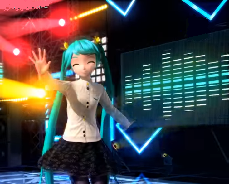 High Quality Miku - Hand in Hand video wave Blank Meme Template