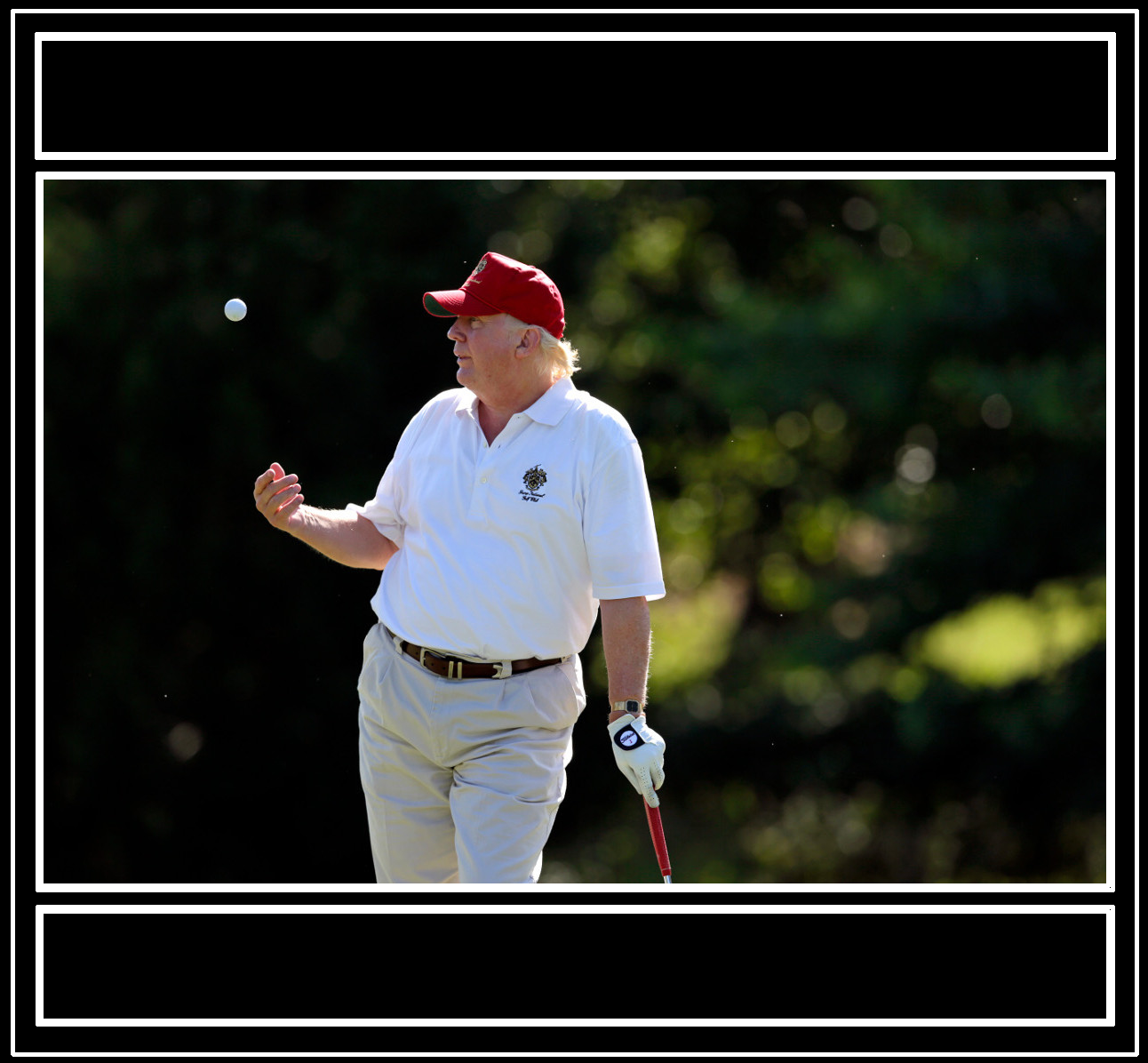 No "President DonaldTrump tossing golf ball" memes have been feat...