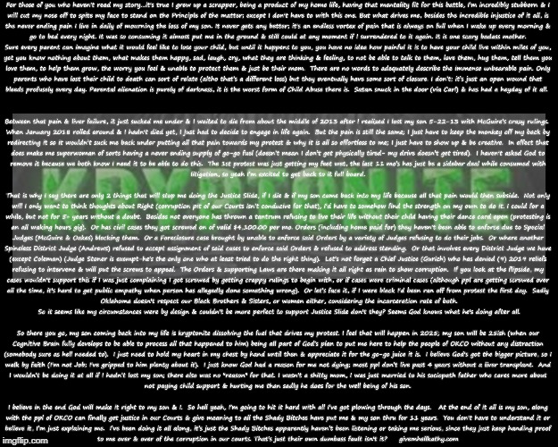 Givemhellkathy's Kryptonite (if you can't read this, it's on blog at givemhellkathy.com) | image tagged in oklahoma,court,corruption,supreme court,judge,tyranny | made w/ Imgflip meme maker