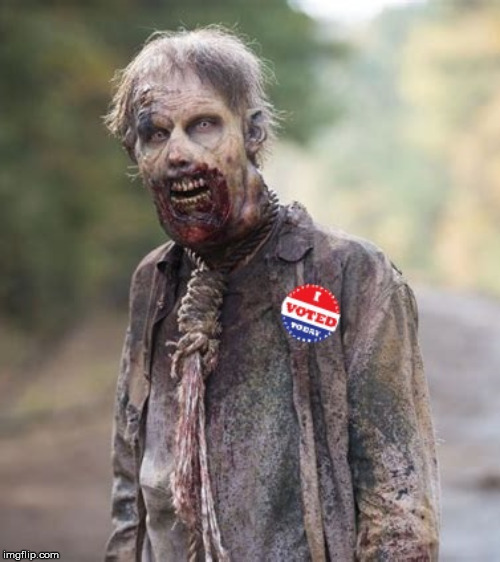Dead Voter | image tagged in dead voter | made w/ Imgflip meme maker