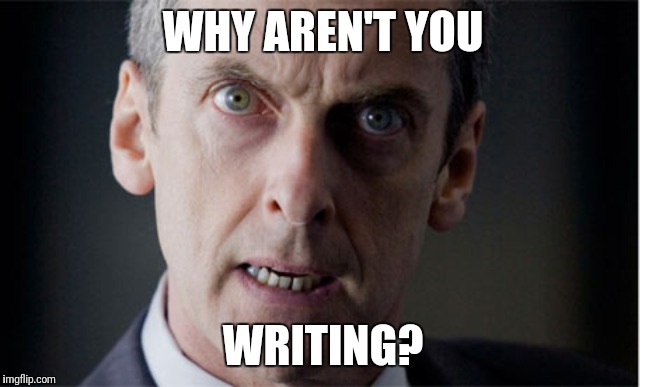 Malcolm Tucker | WHY AREN'T YOU; WRITING? | image tagged in malcolm tucker | made w/ Imgflip meme maker