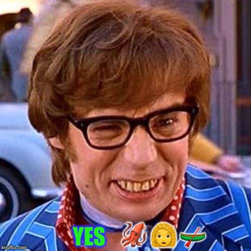 Austin Powers Wink | YES ? ?‍? ? | image tagged in austin powers wink | made w/ Imgflip meme maker