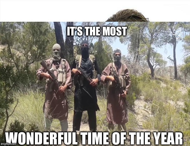 America in a nutshell | IT’S THE MOST; WONDERFUL TIME OF THE YEAR | image tagged in isis joke | made w/ Imgflip meme maker