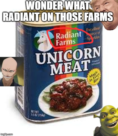 WONDER WHAT RADIANT ON THOSE FARMS | image tagged in fun | made w/ Imgflip meme maker